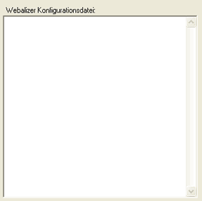 Webalizer Konfigurationsdatei