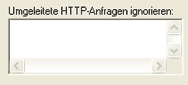 Umgeleitete HTTP-Anfragen ignorieren