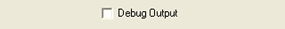 Debug Output