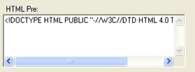 HTML Pre Tag