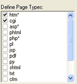 Define Page Types