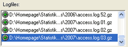 Logfile List