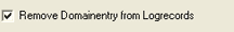 Remove Domain Entry from Filtered Logfile